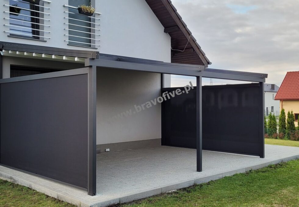 Pergola z ruchomym dachem, pergola aluminiowa, pergola tarasowa
