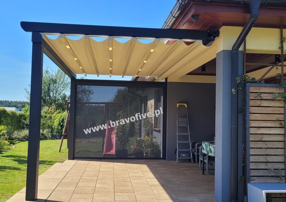 Dach membranowy pergoli RS 1300 Flat