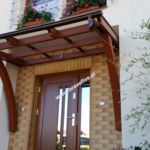 zadaszenie drewniane wejścia - daszek AQUILLA
