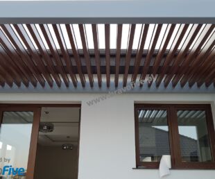 Nowoczesna pergola ażurowa