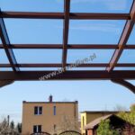 zadaszenie tarasu model S Elegance Gryfino, nowoczesne zadaszenie tarasu model S Elegance-nowoczesna pergola tarasowa - zadaszenie tarasu z drewna - zadaszenie tarasu z poliwęglanu zadaszenie tarasu model S Elegance Gryfino - 02