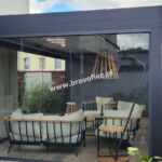 pergola lamelowa AEROLUX z otwieranym dachem