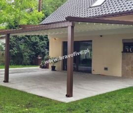 Pergola aluminiowa z otwieranym dachem