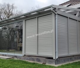 drewniane zadaszenie tarasu Szczecin, zadaszenie tarasu, pergola z poliwęglanem, pergola Szczecin, zadaszenie tarasu Wrocław, drewniana zabudowa tarasu, zadaszenie z ściankami żaluzjowymi, shuttersdrewniane zadaszenie tarasu Szczecin, zadaszenie tarasu, pergola z poliwęglanem, pergola Szczecin, zadaszenie tarasu Wrocław, drewniana zabudowa tarasu, zadaszenie z ściankami żaluzjowymi, shutters Drewniane zadaszenie tarasu + shuttersy